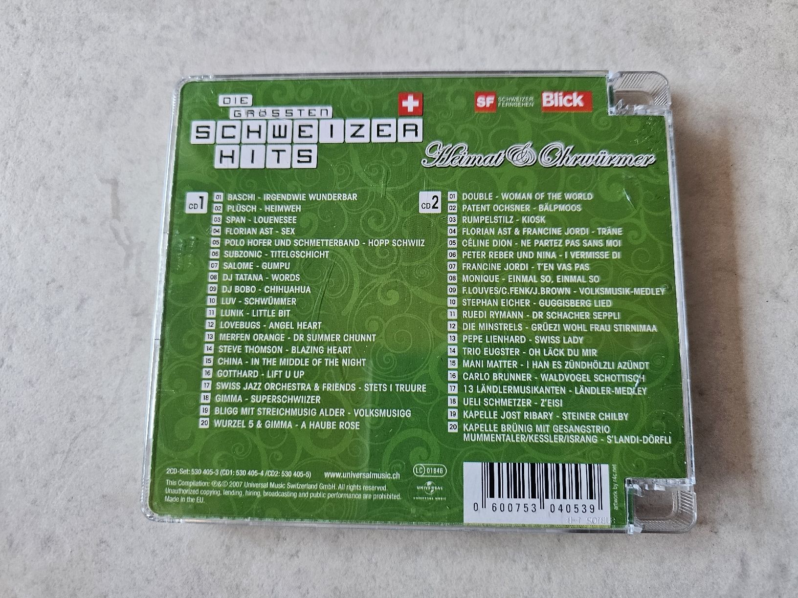 CD: Die grössten Schweizer Hits  -  Heimat & Ohrwürmer / 2 CD's – Usato da Schneisingen venduto da backstore24 1