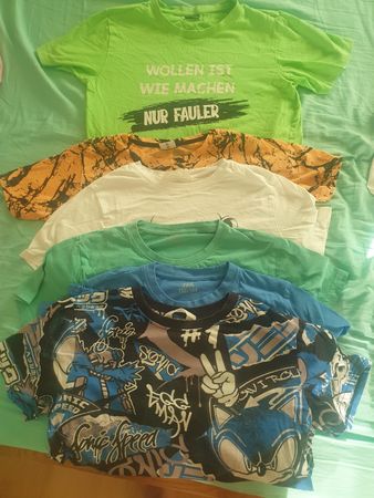 6 Coole T-Shirts Gr. 158/164 Boys