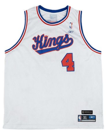 Vintage Sacramento Kings NBA Jersey Reebok Hardwood Classics