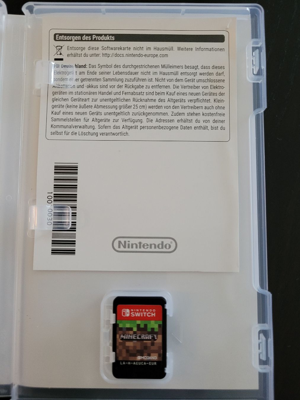 Nintendo Giochi: Minecraft Nintendo Switch Game – Usato da Neuenegg venduto da transformer02 1