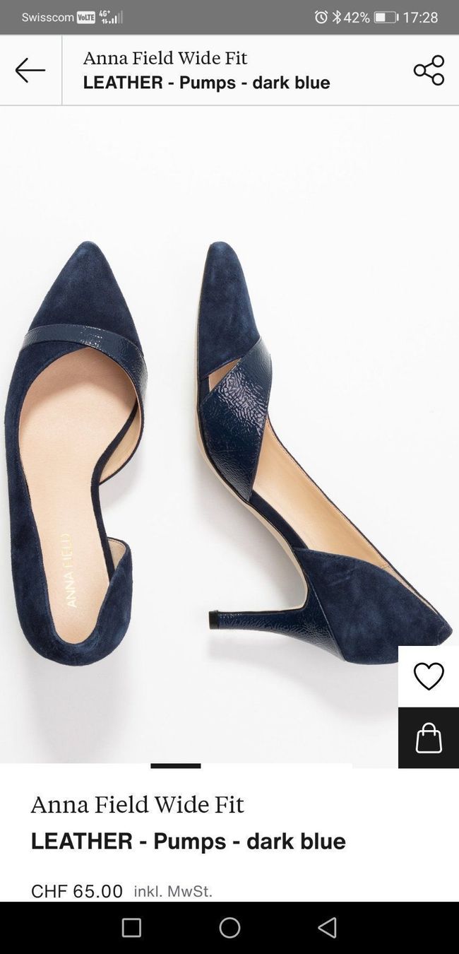 Damenschuhe: Neue Leder-Pumps Gr. 40 – Neu und originalverpackt aus Buchs ZH von Solletico