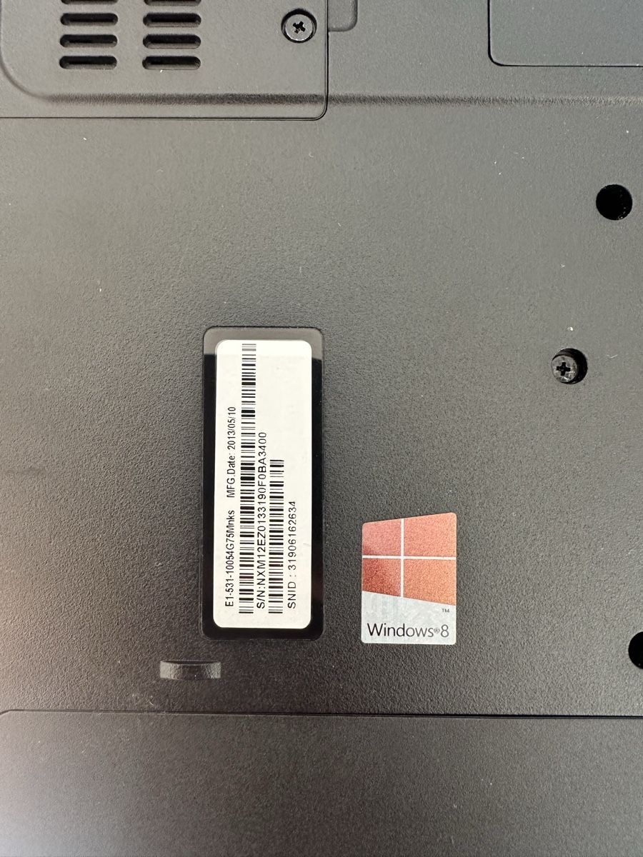 Acer Notebooks: Notebook Acer Aspire E1-531  – Gebraucht aus Sarmenstorf von SamiraB. 2