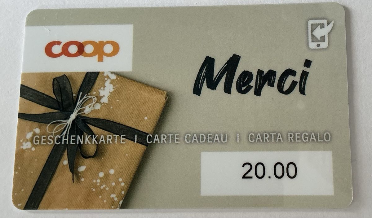 Cartoline: Coop Geschenkkarte ohne Guthaben – Usato da Allschwil venduto da gewuerznelke