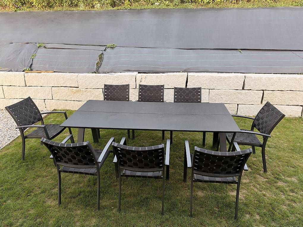 Set tavolo e sedie: Gartenmöbel-Set: Grosser Tisch mit Stühlen – Usato da Breitenbach venduto da lel_d98x 2