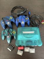 Nintendo N64 Konsole mit 3 Controllern + Zubehör