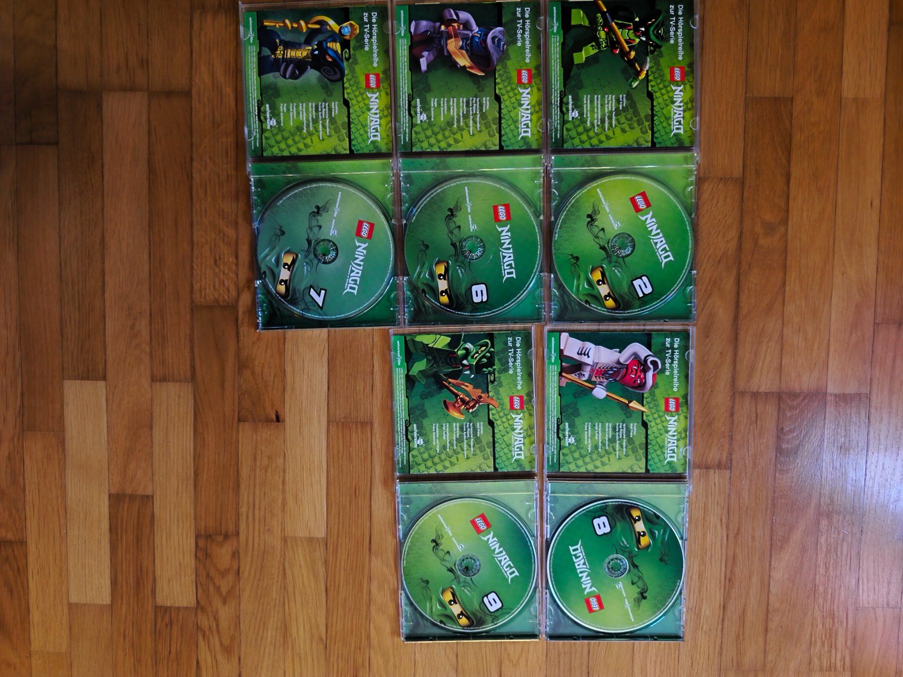Audiolibri: Lego Ninjago Masters Cd´s einzeln kaufen oder als Set! – Usato da Uster venduto da zebralino 1
