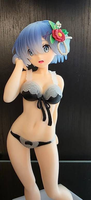 Statuette: Re:Zero Rem EXQ Vol.2 Black Bikini Banpresto Figur – Usato da Liestal venduto da mumitroll863