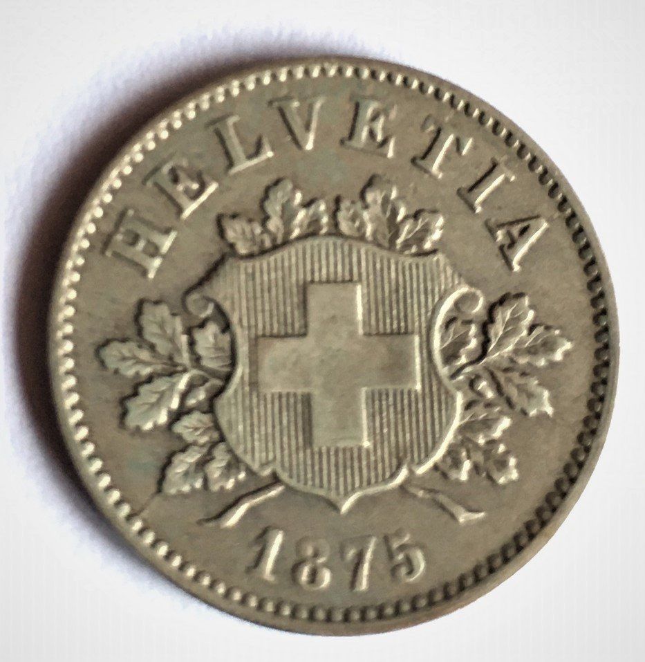 Tutti le monete: 10 Rappen 1875 – Nuovo (secondo la descrizione) da untervaz venduto da Wingert