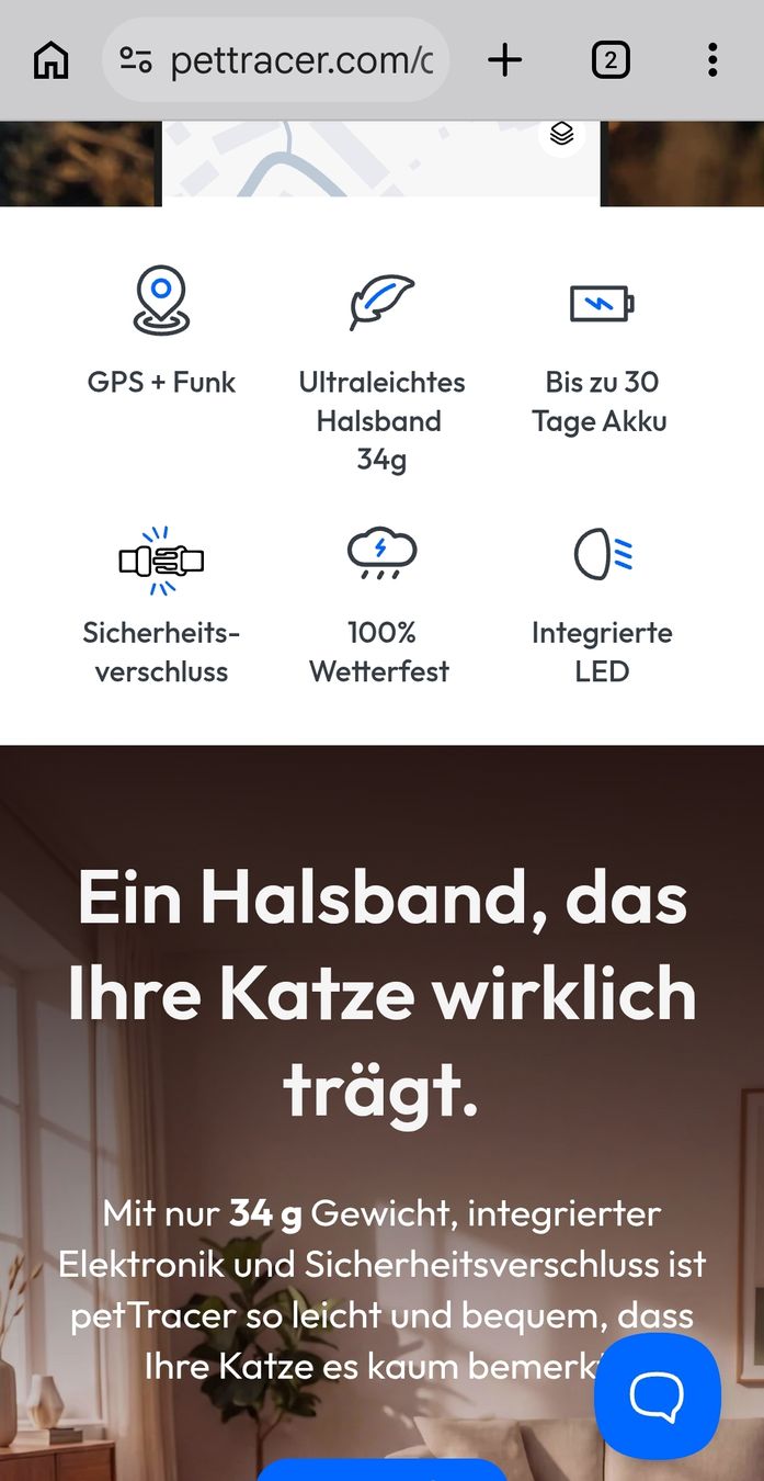 Sonstiges Tierzubehör: Pettracer Halsband Katze – Gebraucht aus Lotzwil von Nugg10 1