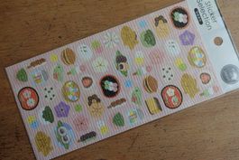 Stickerbogen Sticker - Japan Kawaii Food Sweets Wagashi