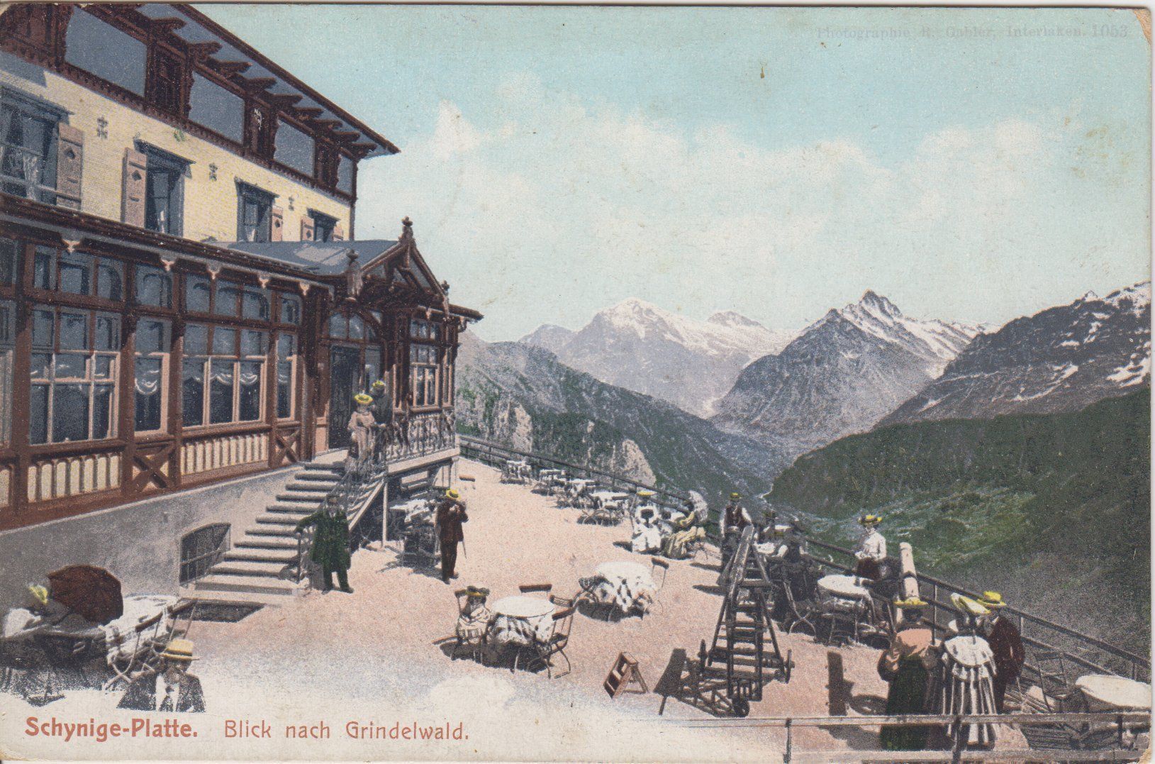 Cartes postales: Ansichtskarte Schynige Platte 1907 – D'occasion à Eschlikon TG par PhilCon