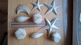 Christbaumschmuck Karton selber gestalten