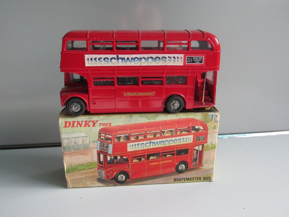 ROUTEMASTER Double Decker Bus Dinky Toys Nr.289 TOP 1:43 OVP (Gebraucht ...