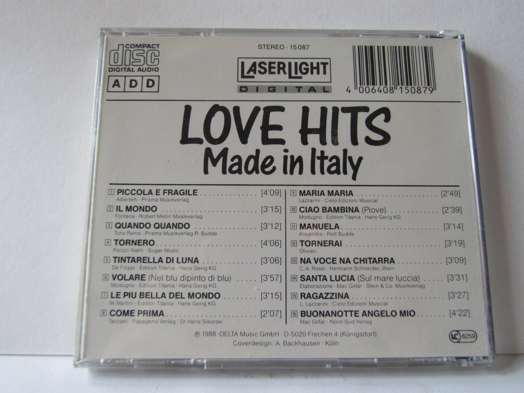 CDs: Love Hits, CD, made in Italy – Gebraucht aus Weiningen ZH von dietsch57 1