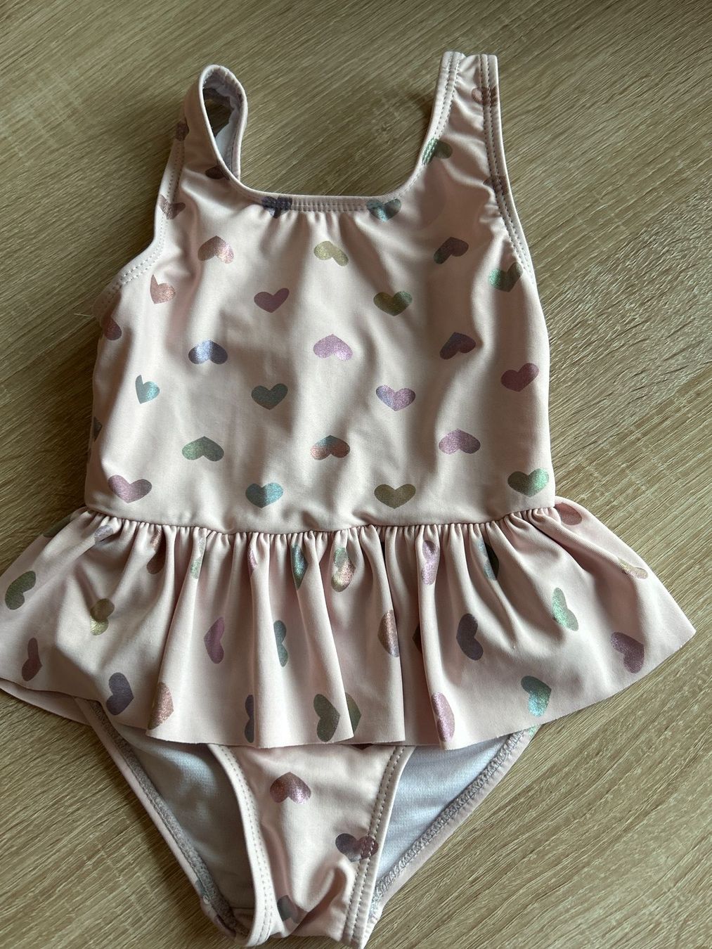 Costumi da bagno & Bikini: Badekleid Mädchen rosa mit Herzchen 24 Monate – Usato da Brunnen venduto da Nala2929