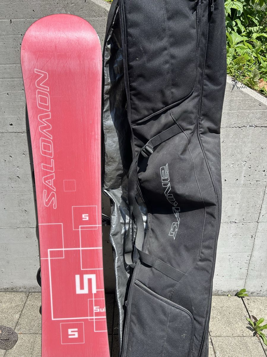 Salomon Board: Snowboard Salomon mit Bindung und Tasche – Usato da St. Gallen venduto da Falcone 4