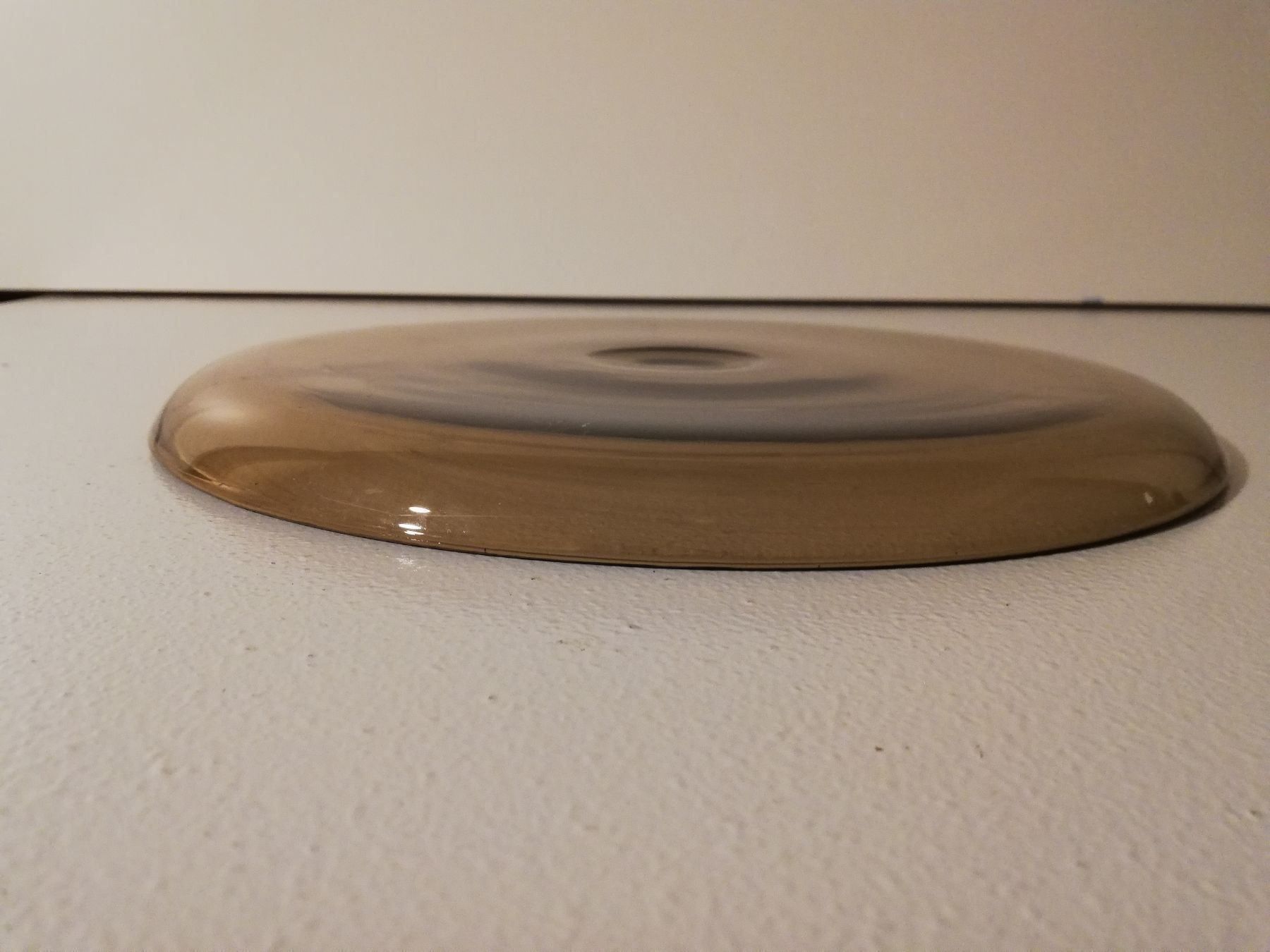 Piatti di portata: Platte Glas Transparent Braunstich – Usato da Zuerich venduto da lichti 3