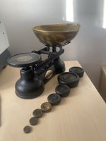 Antike Waage Salter, Gusseisen, England, Vintage