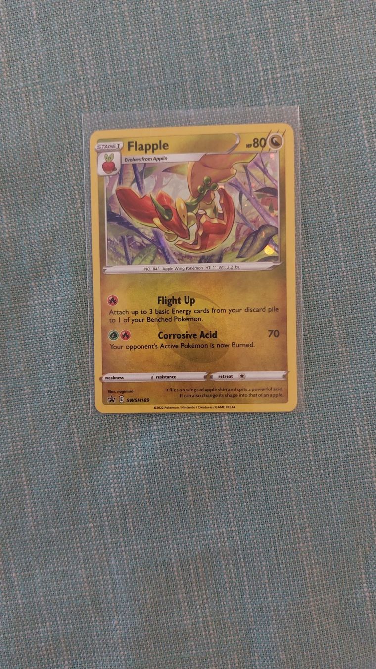 Pokémon Carte collezionabili: Flapple promo swsh189 – Nuovo (secondo la descrizione) da Bellinzona venduto da Pagur