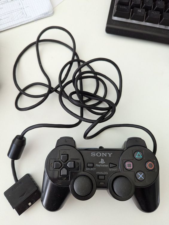 Manette PlayStation SONY SCPH-10010 Pour PS1 Et PS2 - Occasion En état Fonctionnel
