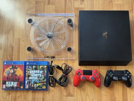 PS4 Pro 1TB + 2 Controller + GTA V & RDR2