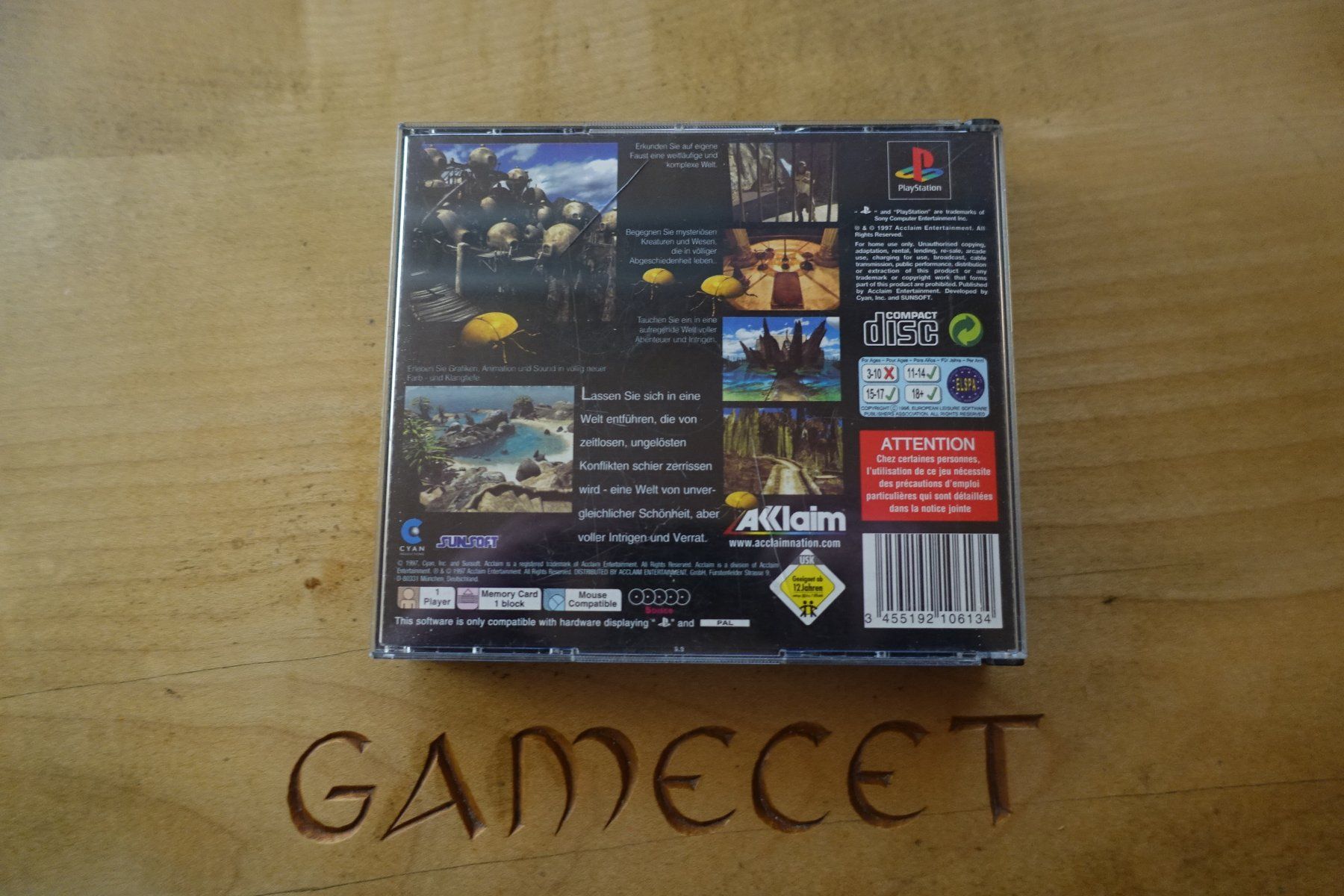 Sony Giochi: Riven: The Sequel to Myst – Usato da Steinach venduto da Gamecet 2