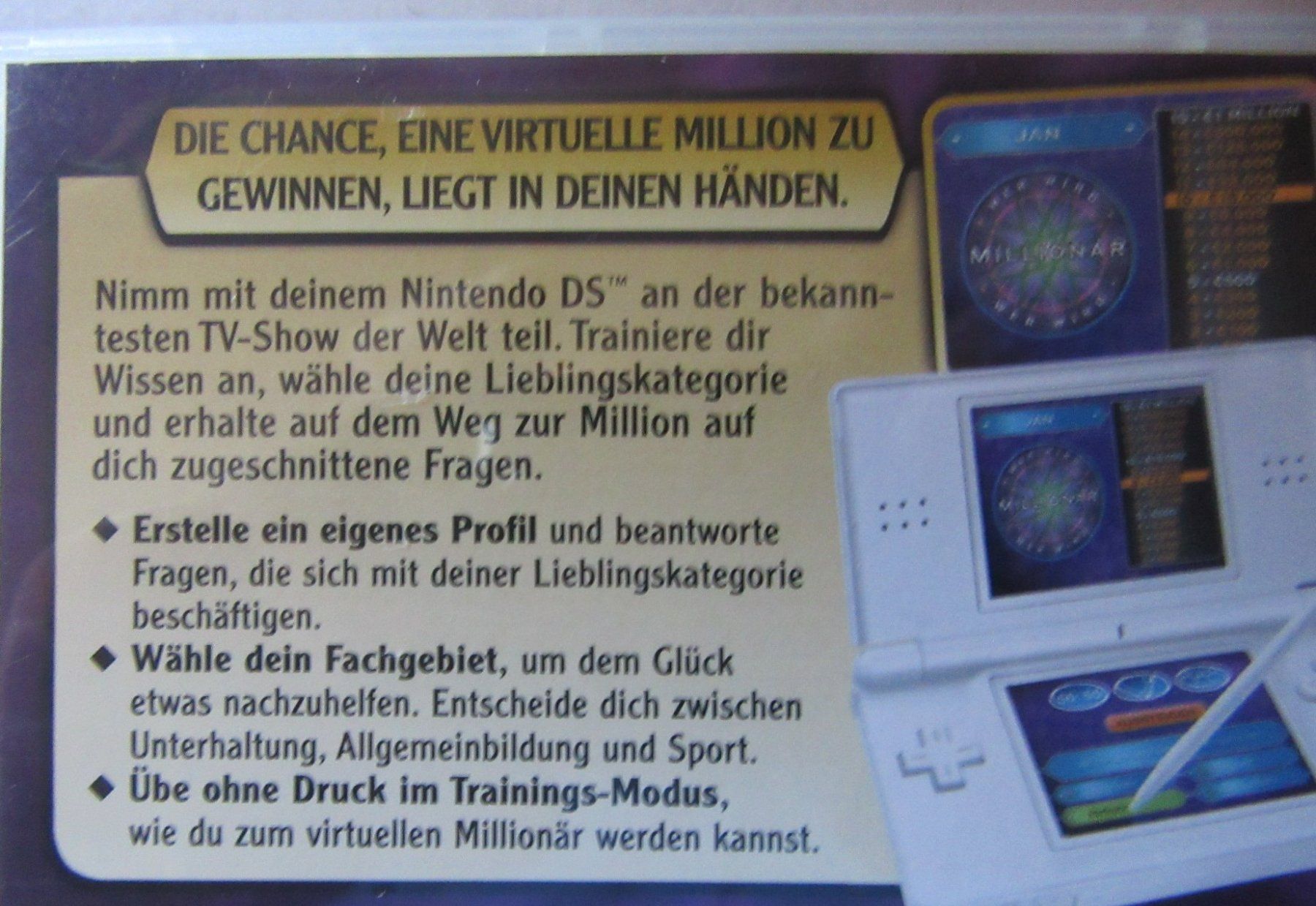 Spiele: Wer wird Millionär 2. Edition Nintendo DS Spiel – Gebraucht aus Rüdtligen von Carfield04 5