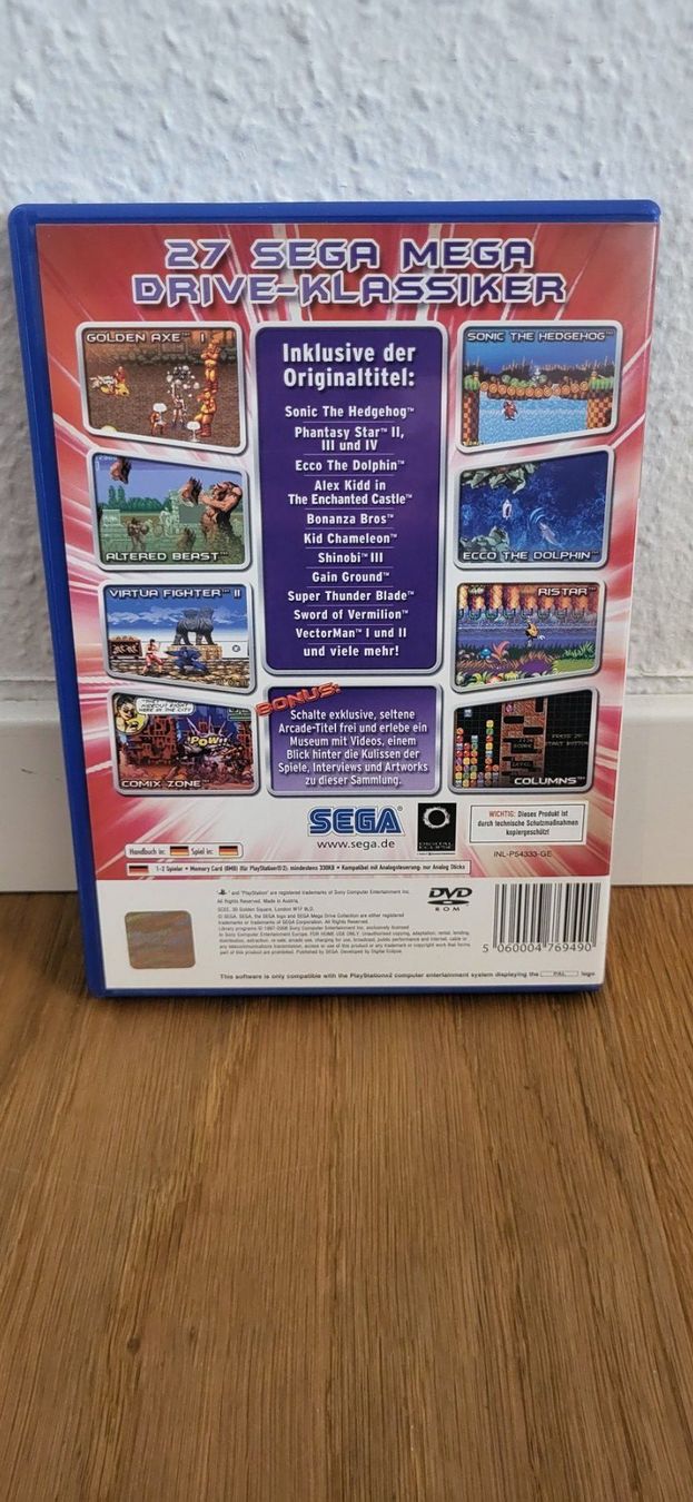 Sony Giochi: PS2 - Sega Mega Drive Collection – Usato da Münsingen venduto da DigitaleSpielecke 1