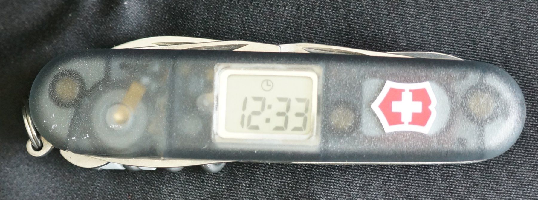 Victorinox Coltelli tascabile: Original Victorinox Offiziersmesser mit Uhr, Leysin Ameri... – Nuovo (secondo la descrizione) da Thun venduto da Dl3604