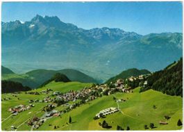 Leysin - Berneuse von oben mit Dents du Midi