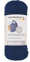 Wolle für Netz-Häkeltaschen Dunkelblau von Schachenmayr 250g