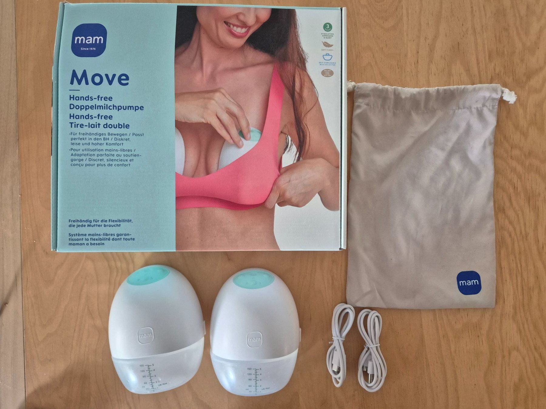 Mam Stillzubehör: mam MOVE Handsfree Doppelmilchpumpe – Gebraucht aus Winterthur von Fizi 1