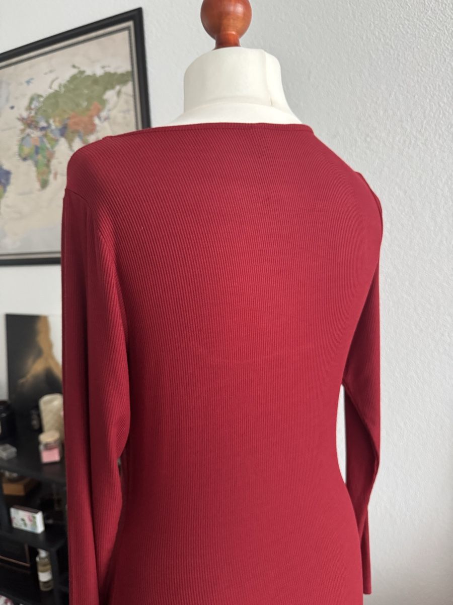 Skims Kleider: Kleid SKIMS XL langarm dunkelrot – Gebraucht aus Baden von Linda46 2