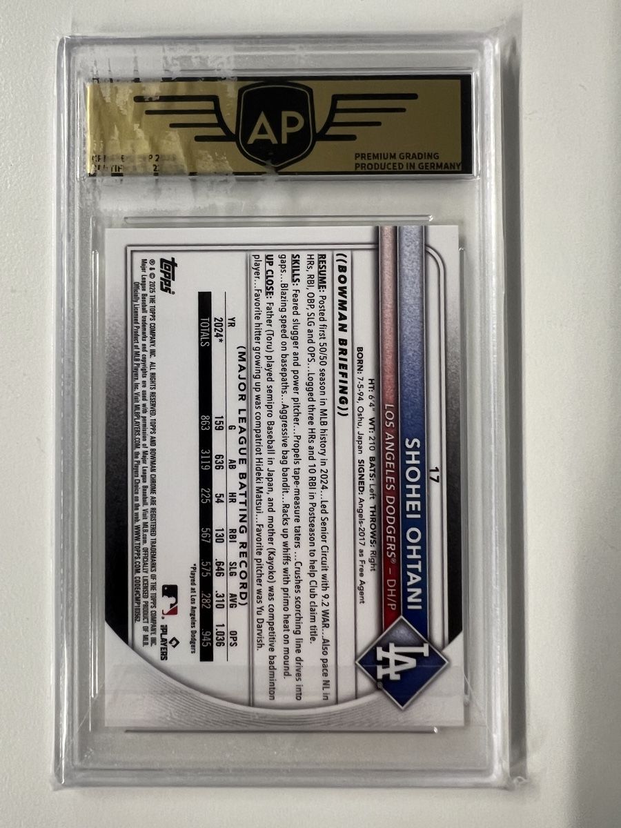 Topps Sammelbilder & Trading cards: 2025 Topps Bowman - Shohei Ohtani – Gebraucht aus Kappelen von Skunk20 1
