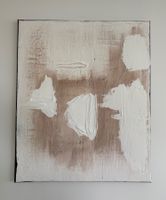 Abstraktes Struktur-Gemälde 60×50 cm – handgemaltes Unikat