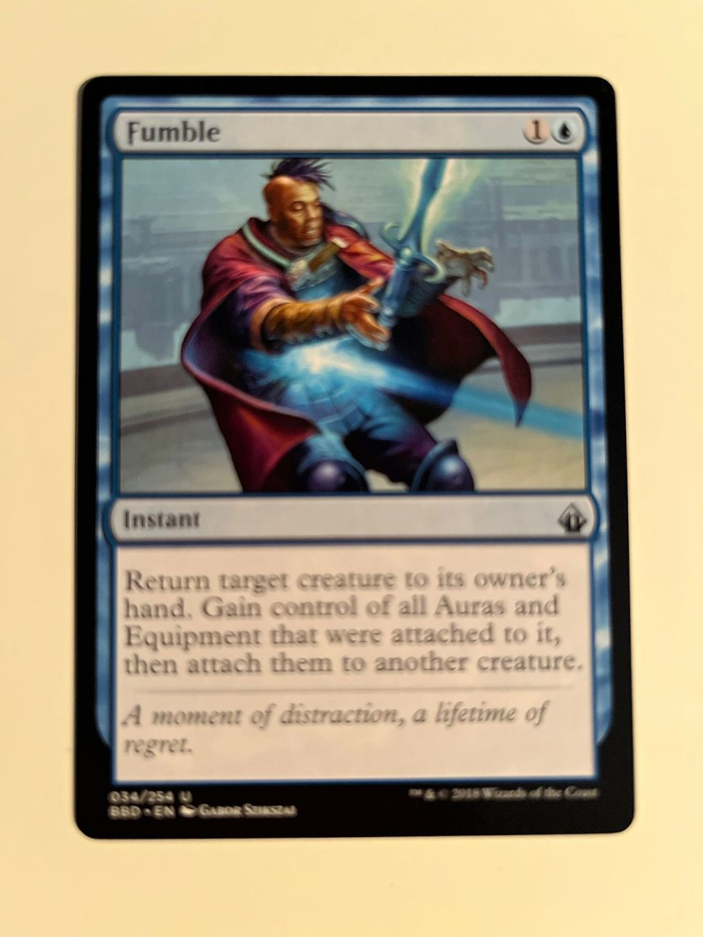 Magic The Gathering Carte collezionabili: 1 x Fumble - Magic: The Gathering - MtG – Usato da Kriens venduto da Shadi1980