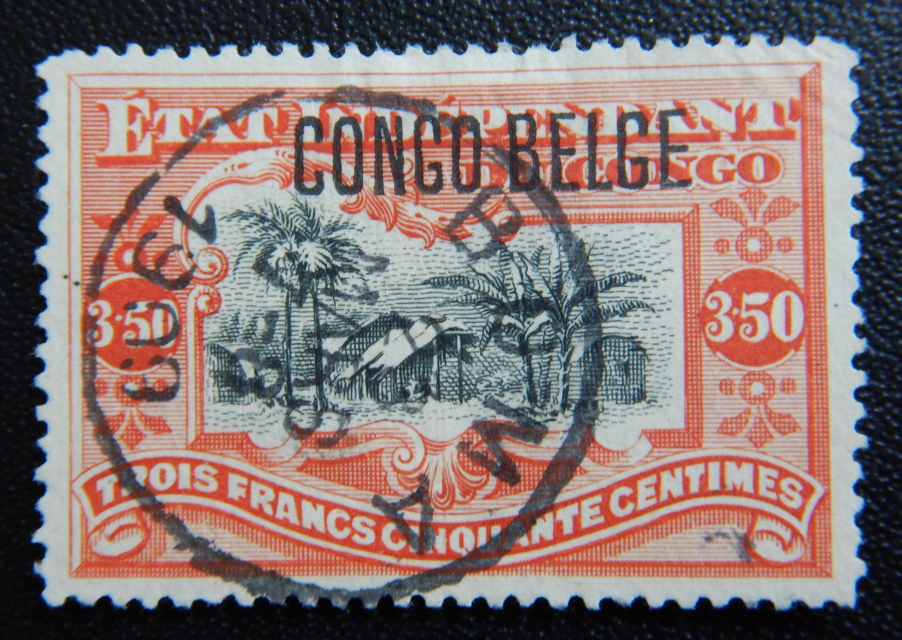 Alle Briefmarken: Belgisch Kongo Kat. 8 gest. 1909 – Gebraucht aus Zürich von Muehlekauf