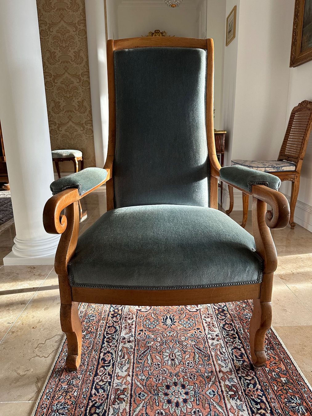 Poltrone: Antiker Sessel Directoire – Usato da Wildegg venduto da conaisseur 6