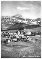 Schwellbrunn (AR) Dorf mit Kirche und Säntis G