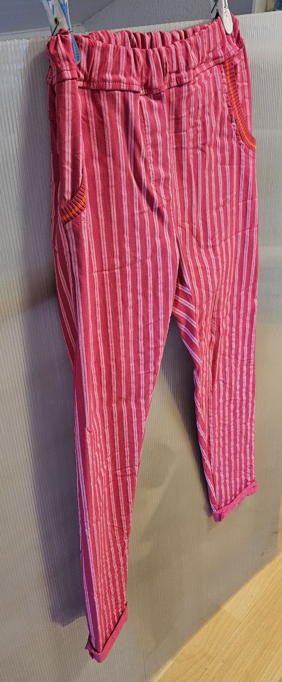 Pantaloni: gestreifte Hose pink - one size - Spendenaktion – Nuovo (secondo la descrizione) da Unterkulm venduto da Beljasch 5
