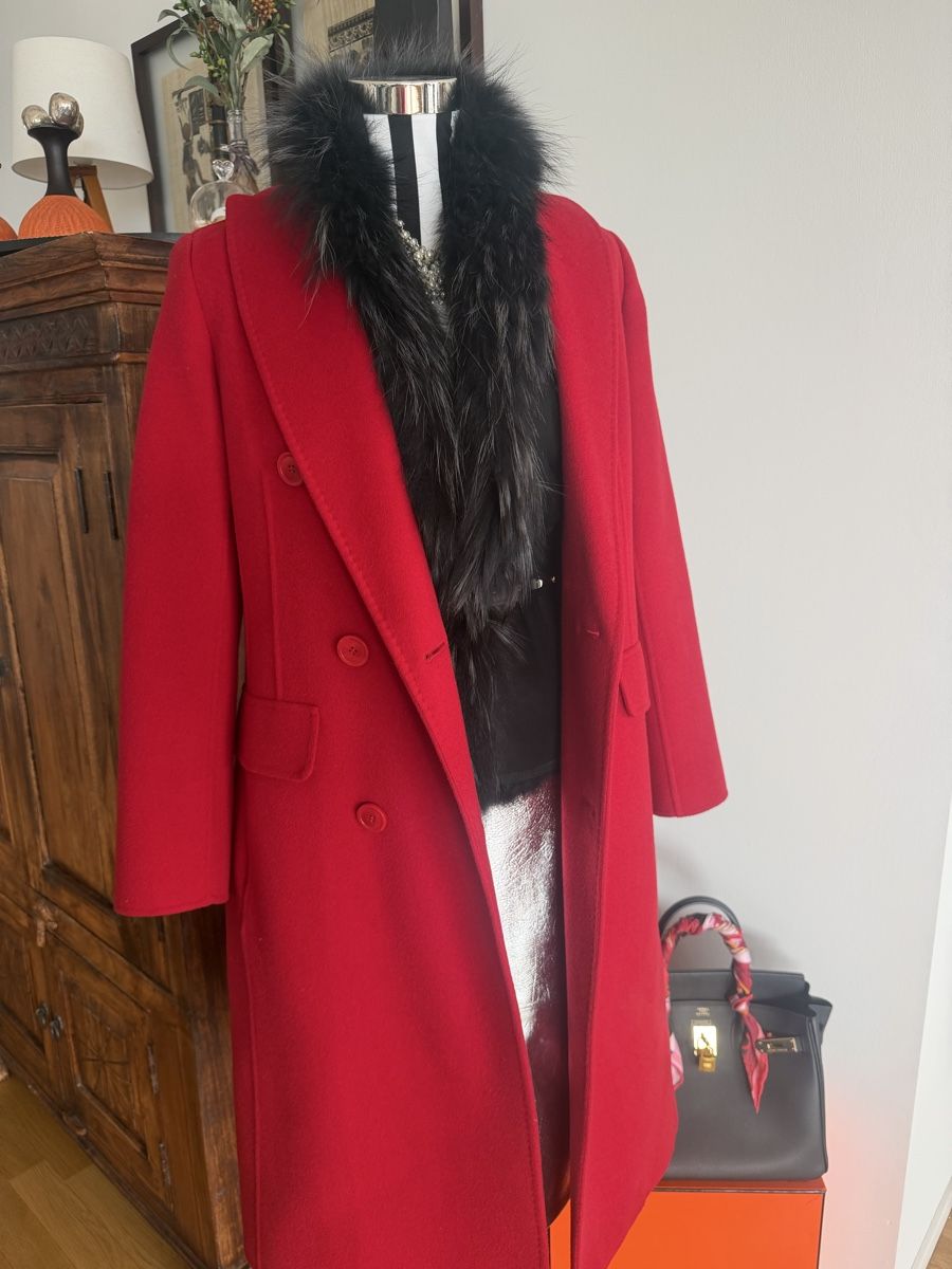 Max Mara Mäntel: Max Mara Mantel Rot Gr.36/S – Gebraucht aus Meggen von Contenance7 4