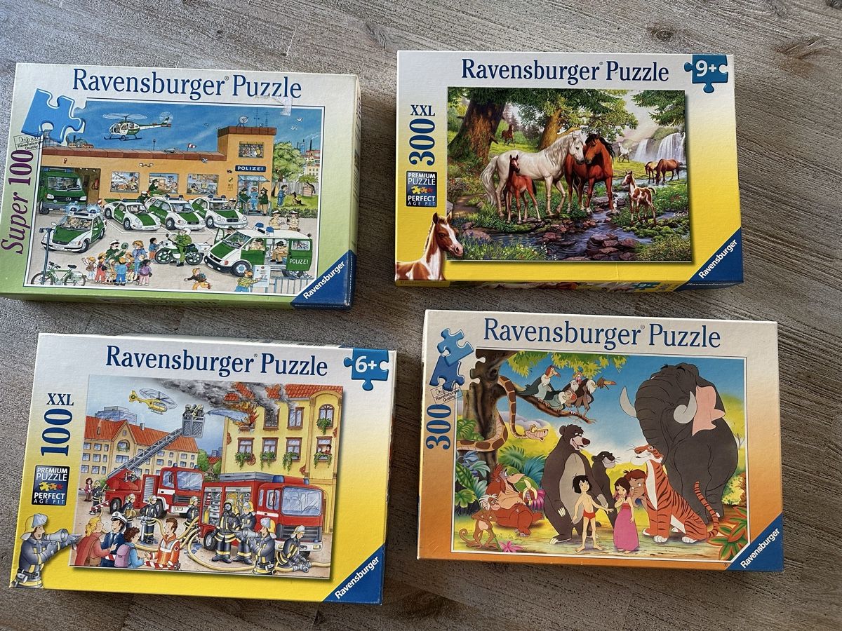 Ravensburger Puzzle: Puzzle Ravensburger 4 Stück – Usato da Bassersdorf venduto da Tscheni3