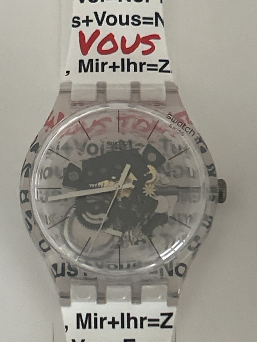 Swatch Orologi: SWATCH Aktionärsuhr 2026 Neu – Nuovo e nell'imballaggio originale da Sattel venduto da usch6417 1