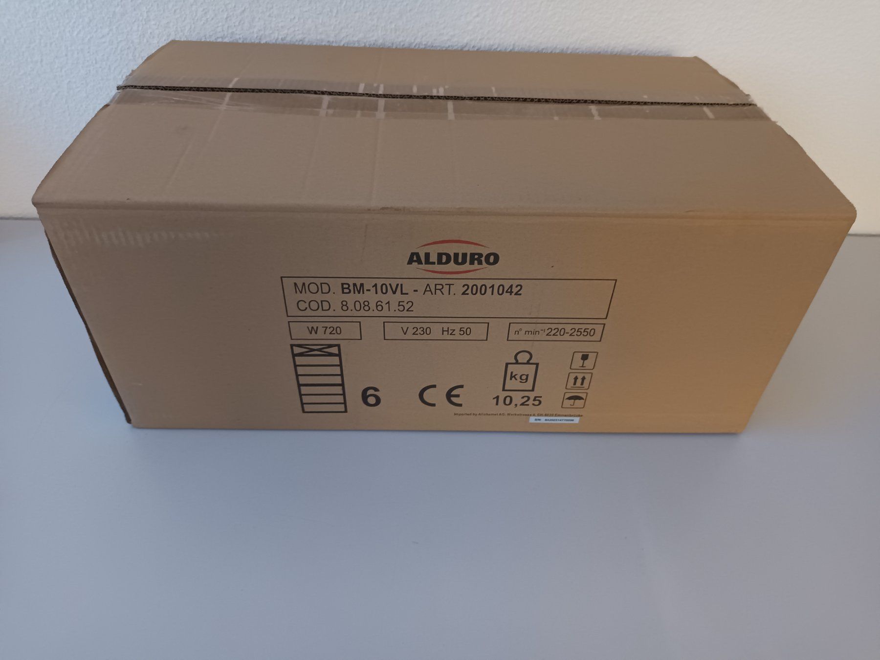 Trapani: Neue Alduro Digitale-Ständerbohrmaschine – Nuovo e nell'imballaggio originale da Rüthi (Rheintal) venduto da Balty 3