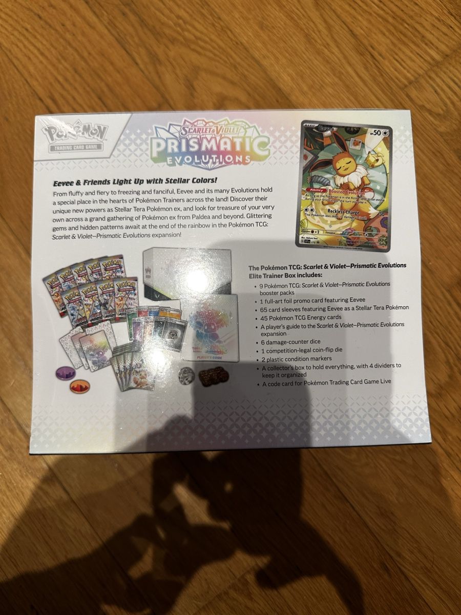 Pokémon Cartes à collectionner: Pokemon Scarlet Violet Prismatic Evolutions ETB/EN – Neuf avec emballage d'origine à Weinfelden par sel_9ltk 4