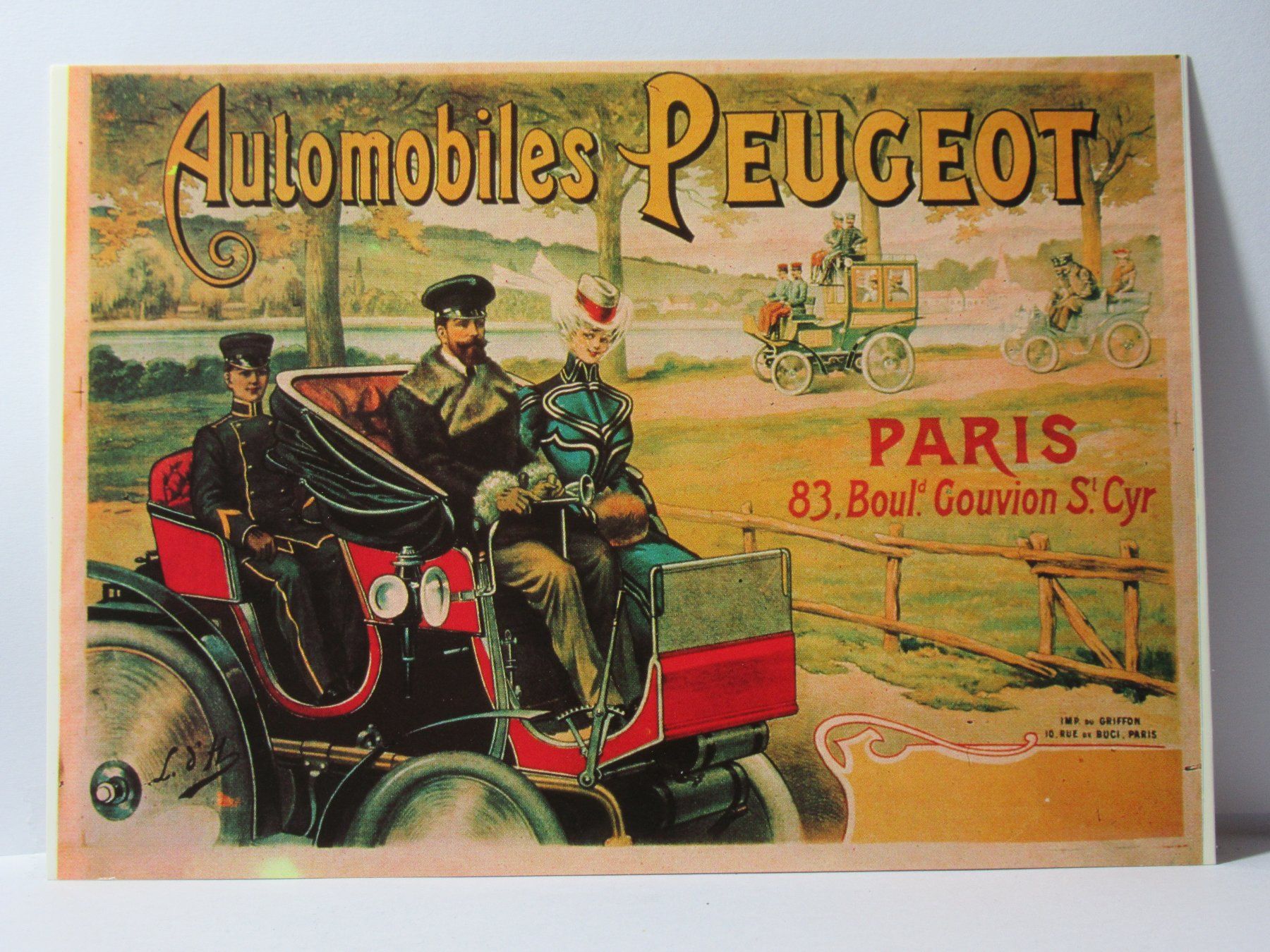 Ansichtskarten: Auto PEUGEOT  , Oldtimer – Neu (gemäss Beschreibung) aus Grenchen von Bluemchen1900