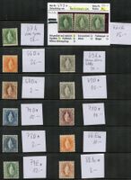 1 Lot Stehende Helvetia auf 2 Albenblätter - Katalog 1'570.-