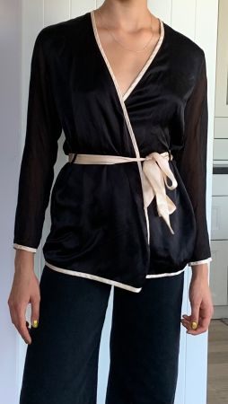 Wie neu, Bluse von Palmas gr.S, 100% Seide