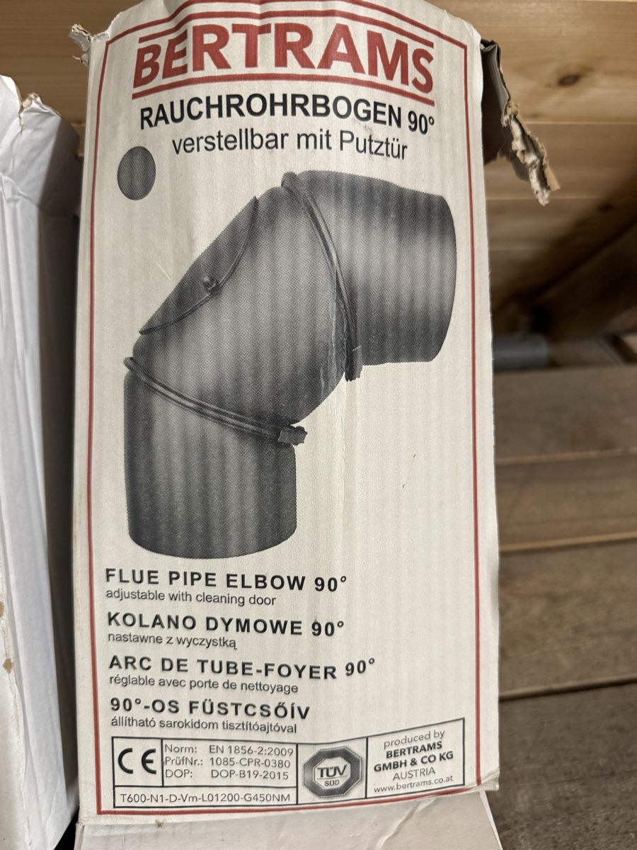 Cheminée: Ofenrohr Rauchrohr Set 150mm von Bertrams – Neu (gemäss Beschreibung) aus Samstagern von rrdl69 3