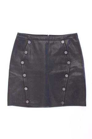 The Kooples Lederrock Gr. S schwarz